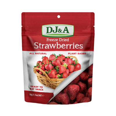 DJ&A Fruity Crisps Strawberry 25g