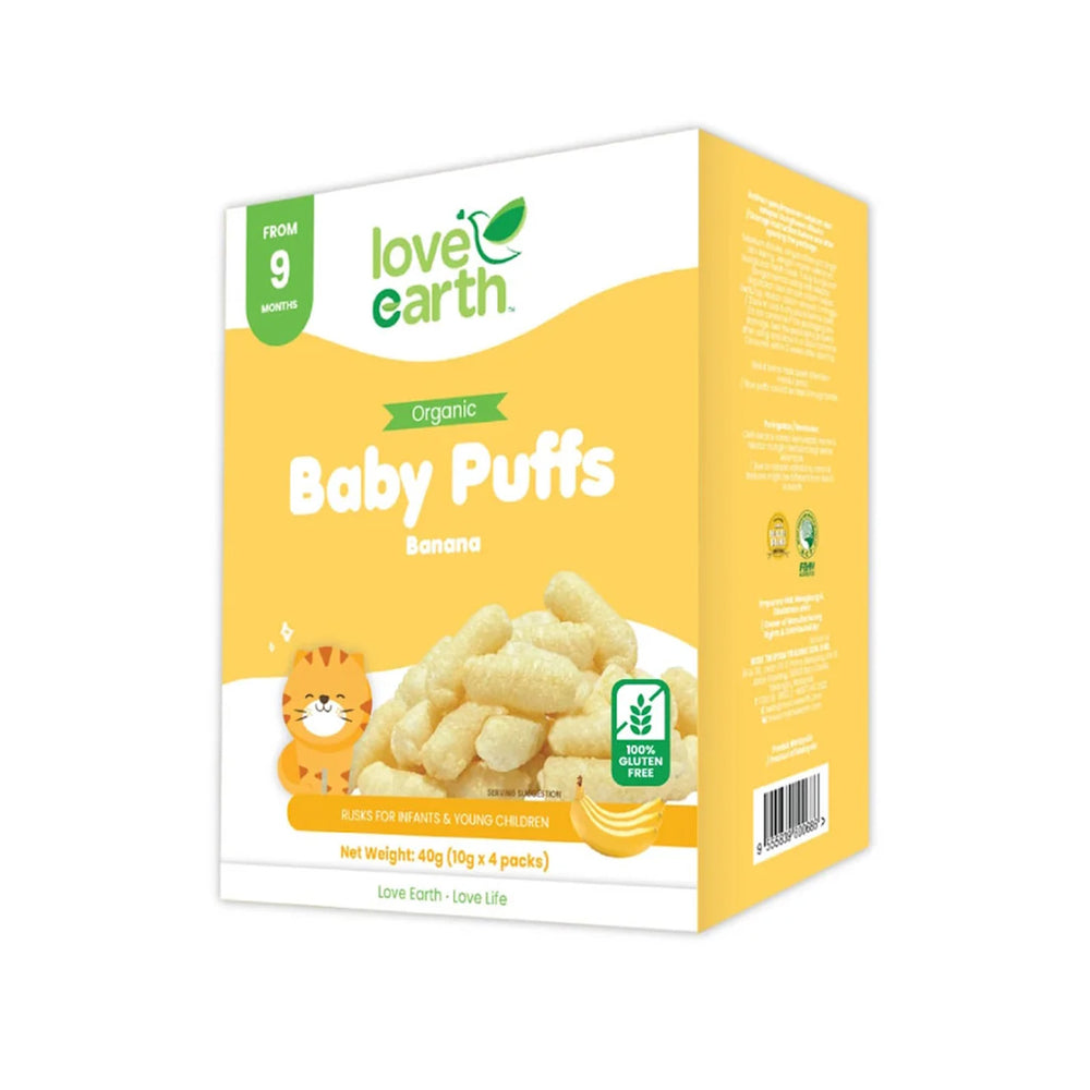 Love Earth Baby Puff Banana 40g
