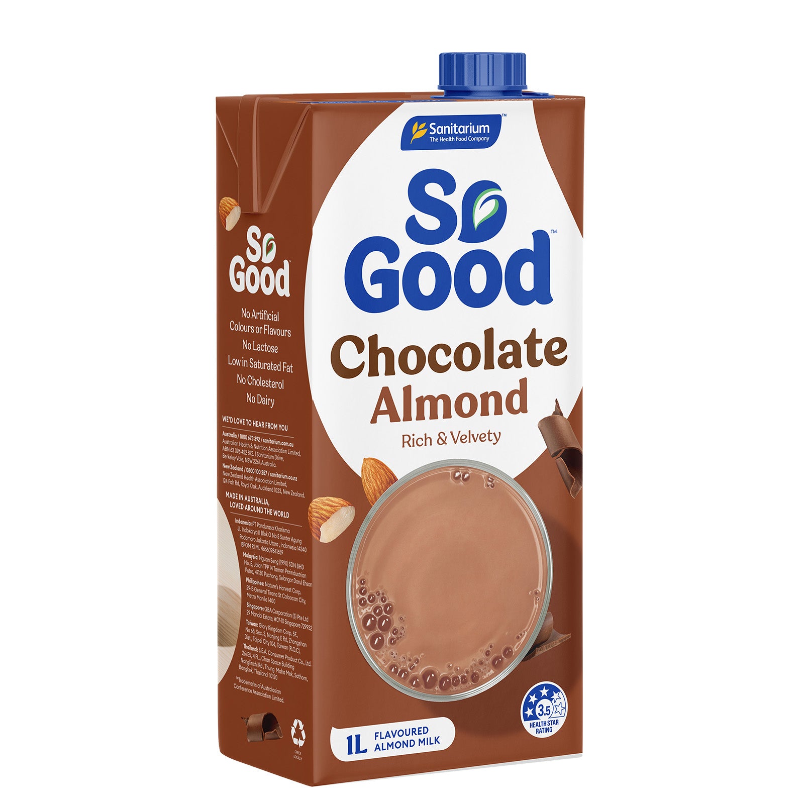 Sanitarium Almond Milk Chocolate 1L
