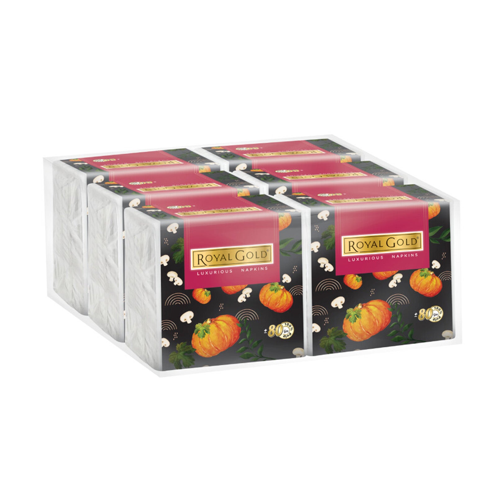 Royal Gold Luxurious Napkins 80g x 6