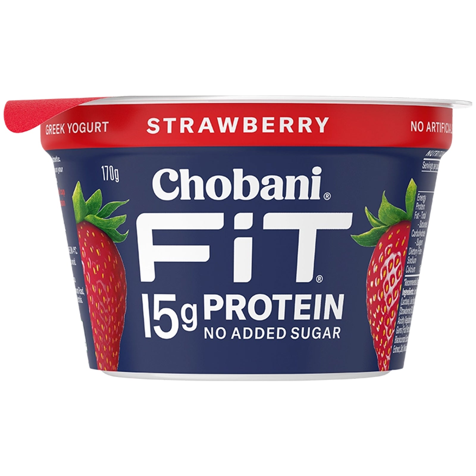 Chobani Fit Strawberry Yogurt 160g