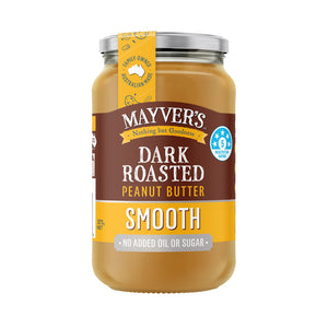 Mayver's dark roast p butter smooth 375g