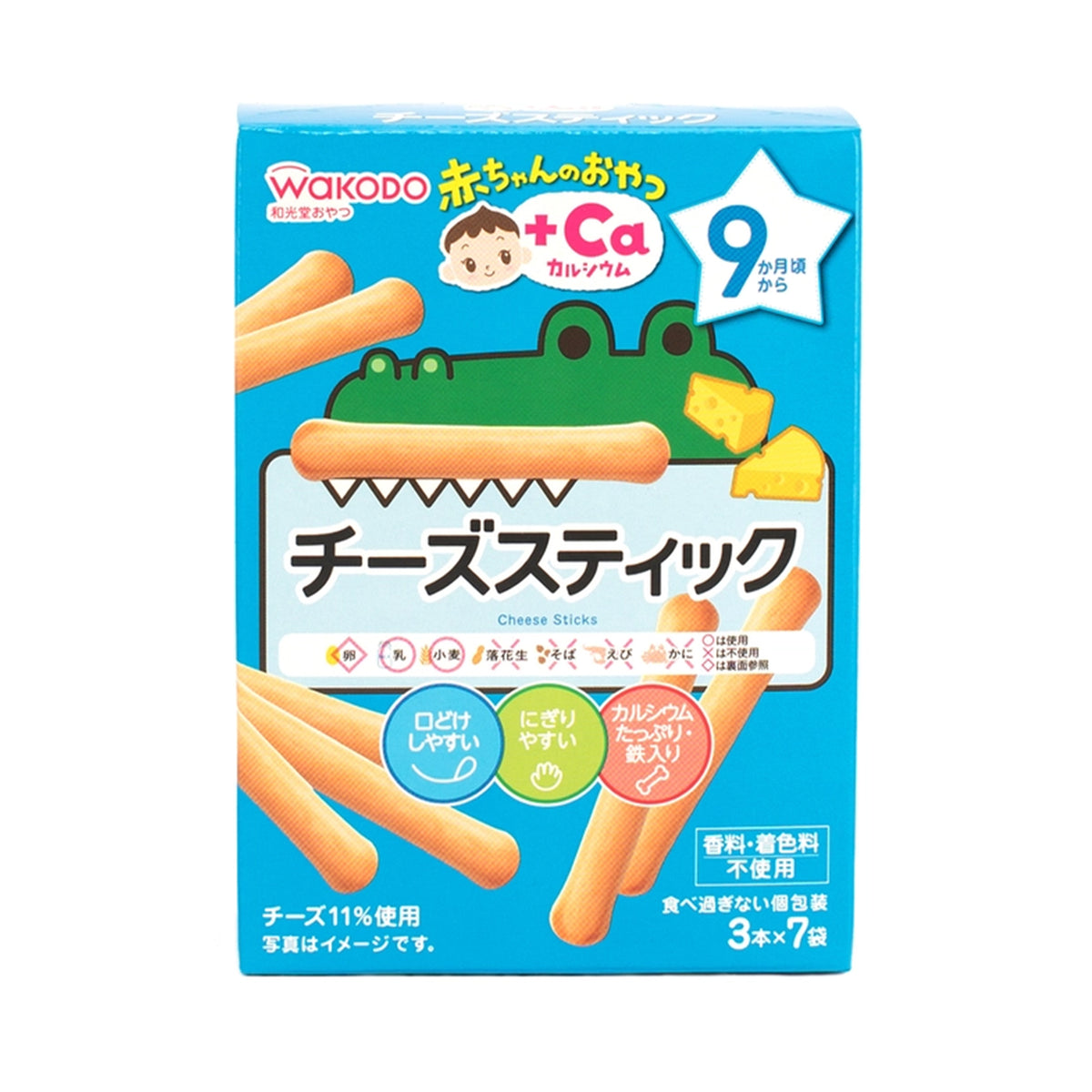 Wakodo Cheese Biscuits 50.4g