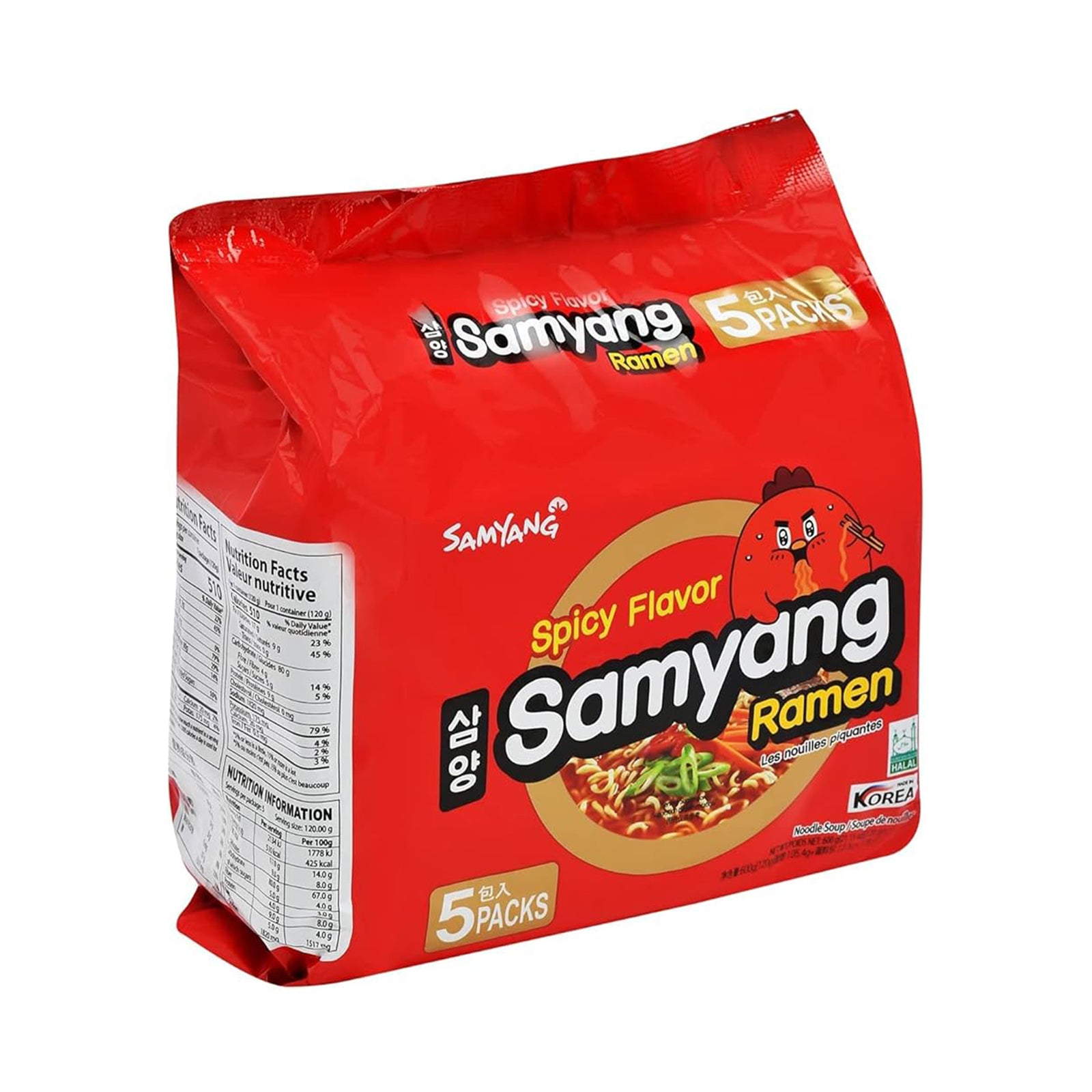 Samyang Spicy Ramen 120g x 5