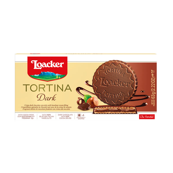 Loacker Tortina Dark Chocolate 21g (highest price)