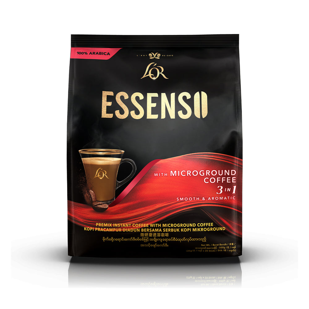 Lor essenso with Microground Instant 3 in 1 Coffee 24g x 20