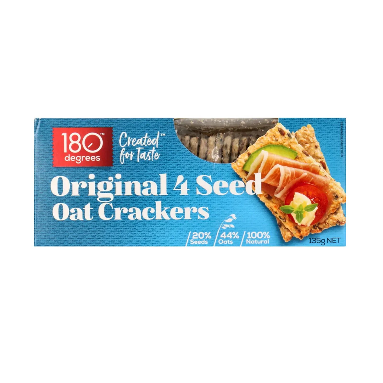 180 Degrees 4 Seed Oat Cracker Original 135g