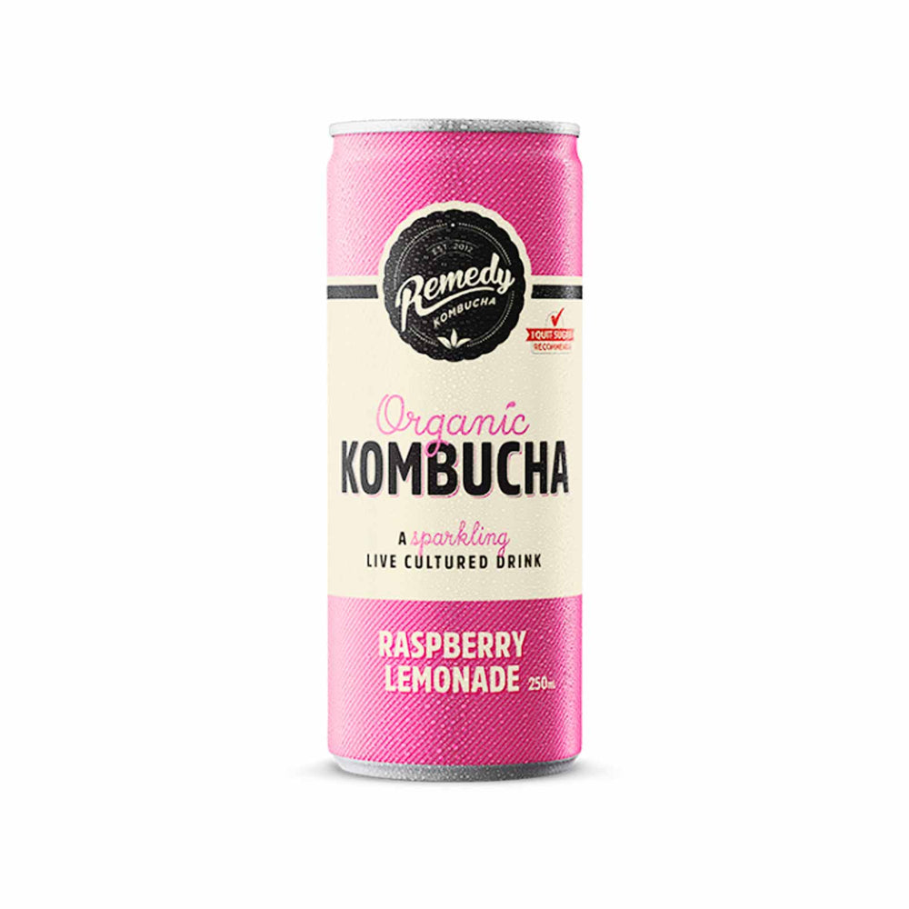 Remedy Organic Kombucha Raspberry Lemonade