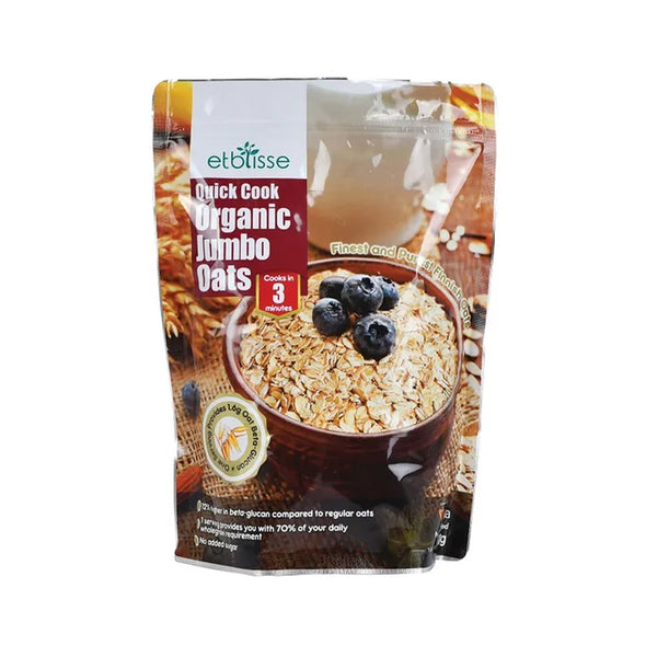 Etblisse Organic Quick Cook Jumbo Oats 500g