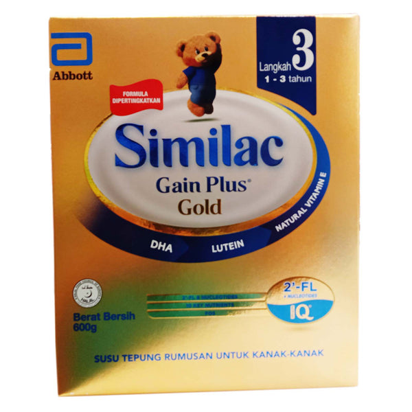 Similac Step 3 Gain Plus Gold Formula Milk 600g