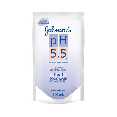 Johnsons ph 5.5 2 in 1 Body Wash Refill 500ml