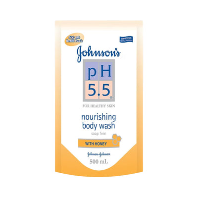 Johnsons Honey Body Wash Refill 500ml