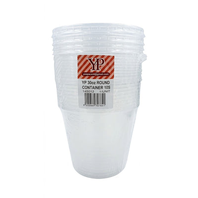 YP Round Container 30oz x 10