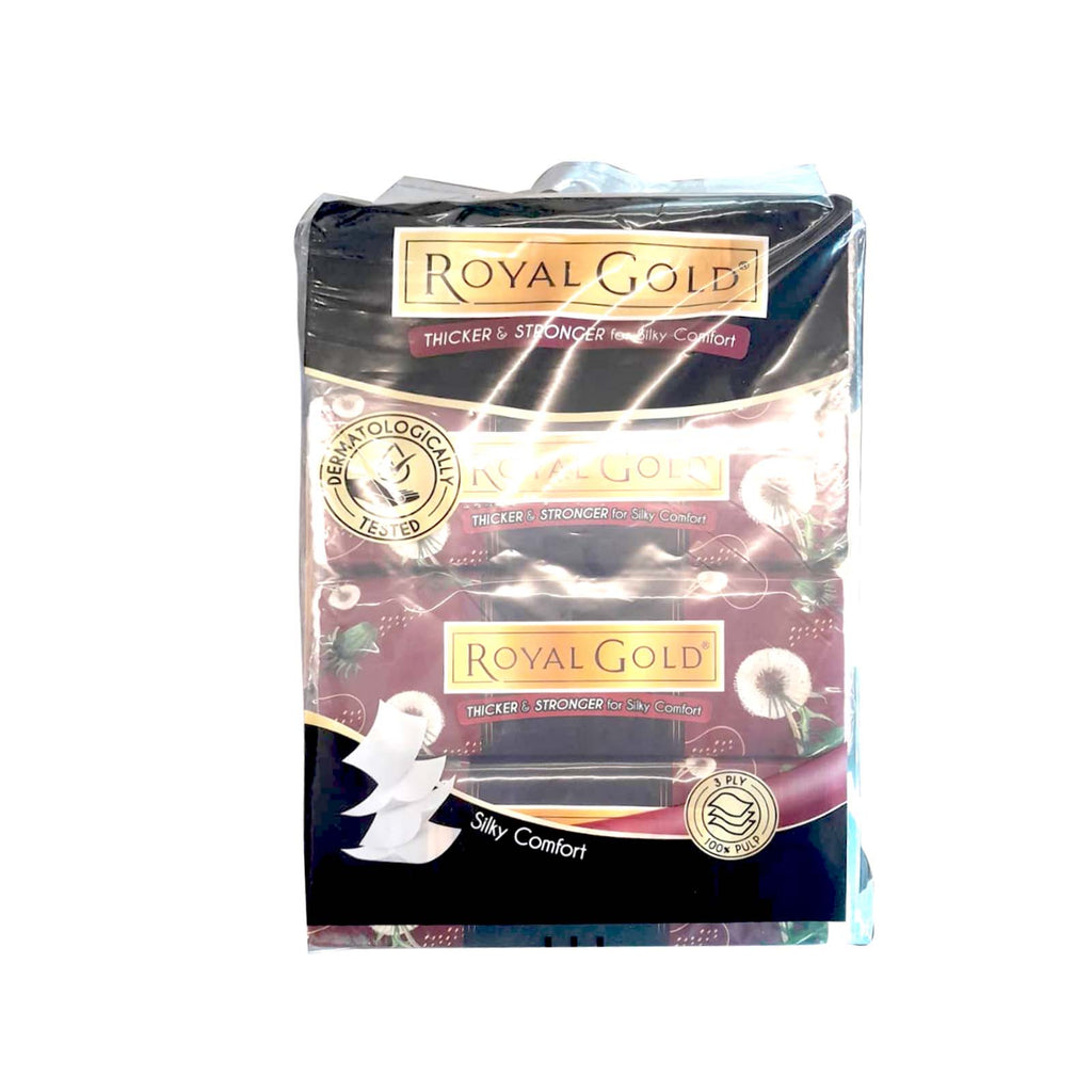 Royal Gold Tissue 120pcs x 4