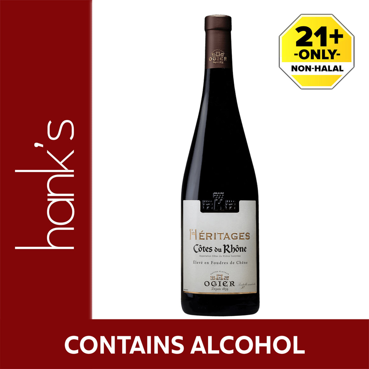 Ogier Heritages Cotes Du Rhone Red 750ml