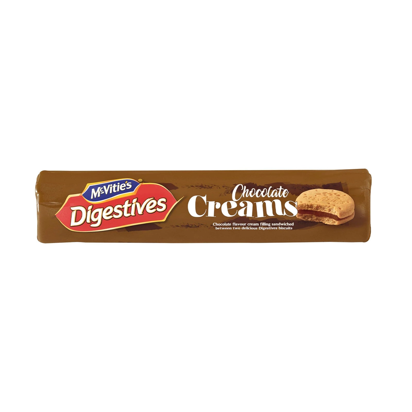 Mcvities Digestive Cream Chocolate Biscuits 168g
