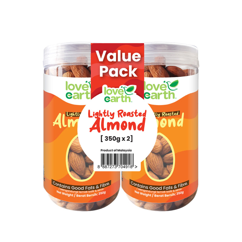 Love Earth Natural Almond 350g x 2