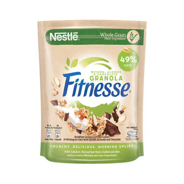 Nestle Fitnesse Quinoa, Almonds and Chocolate Granola Oats 300g