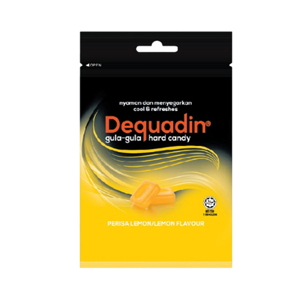 Dequadin Hard Candy Lemon Zip 10pcs/pack