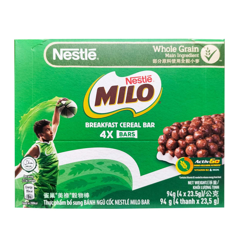 Milo Breakfast Cereal Bar 23.5g x 4