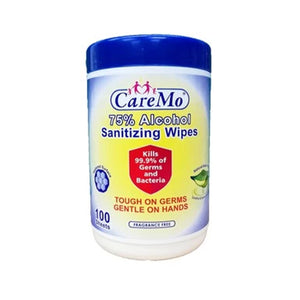 Caremo Alcohol Sanitizer Wipes 100pcs/pack