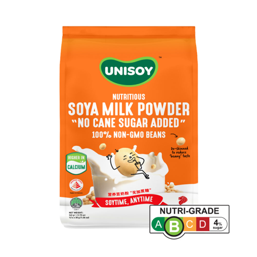 Unisoy Nutritious Soya Milk Powder No Cane Sugar 360g