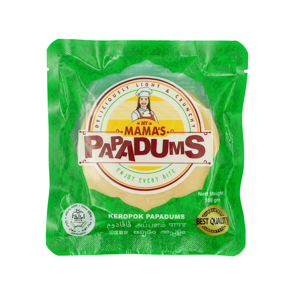 Mamas Plain Papadums 100g