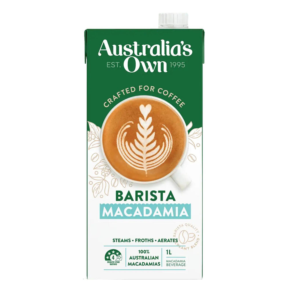 Autsralia's Own Barista Macadamia Milk 1L