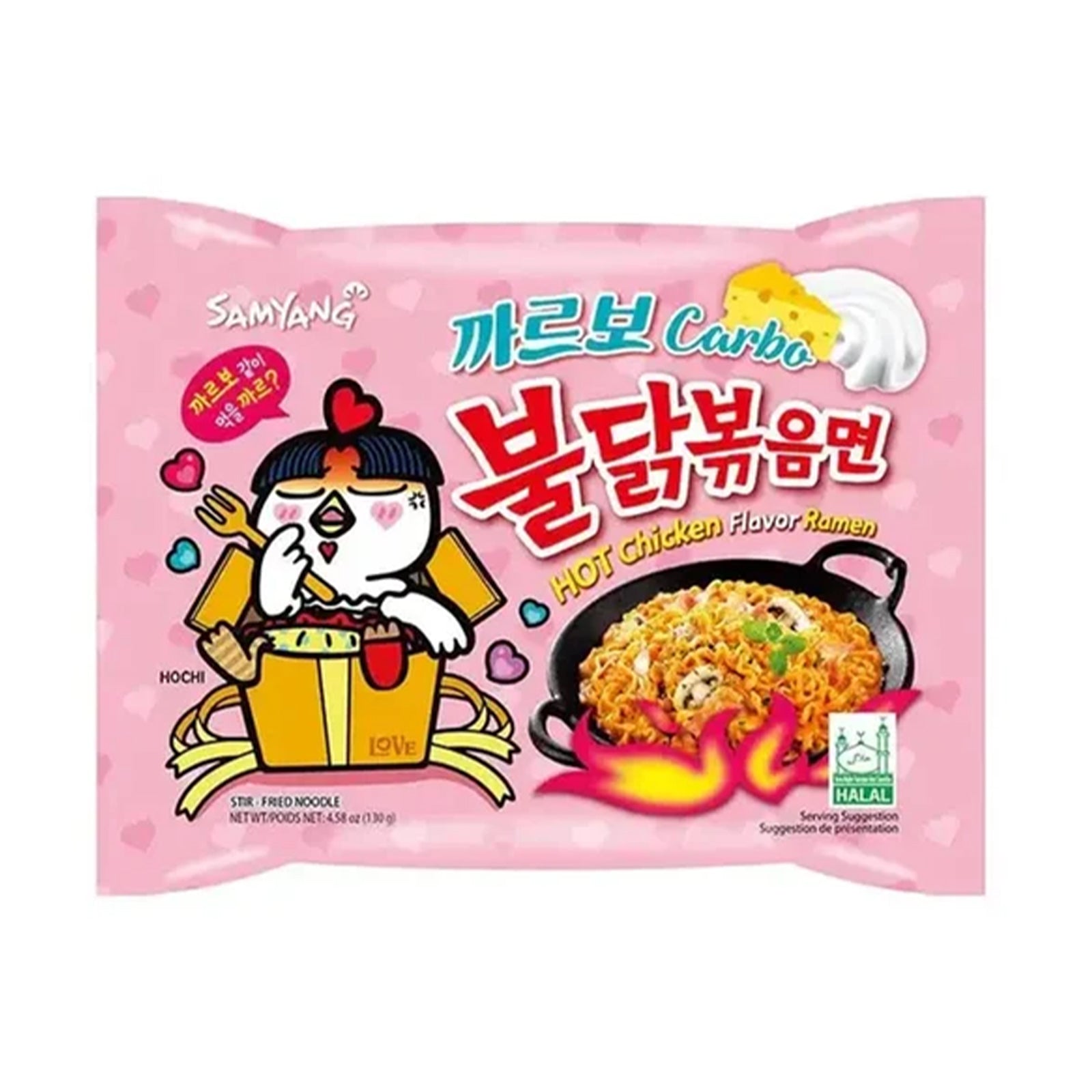 Samyang Carbonara Hot Chicken Flavour Ramen 130g
