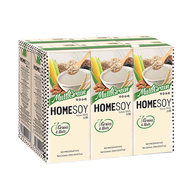 Homesoy Multigrain Soya Milk 250ml x 6