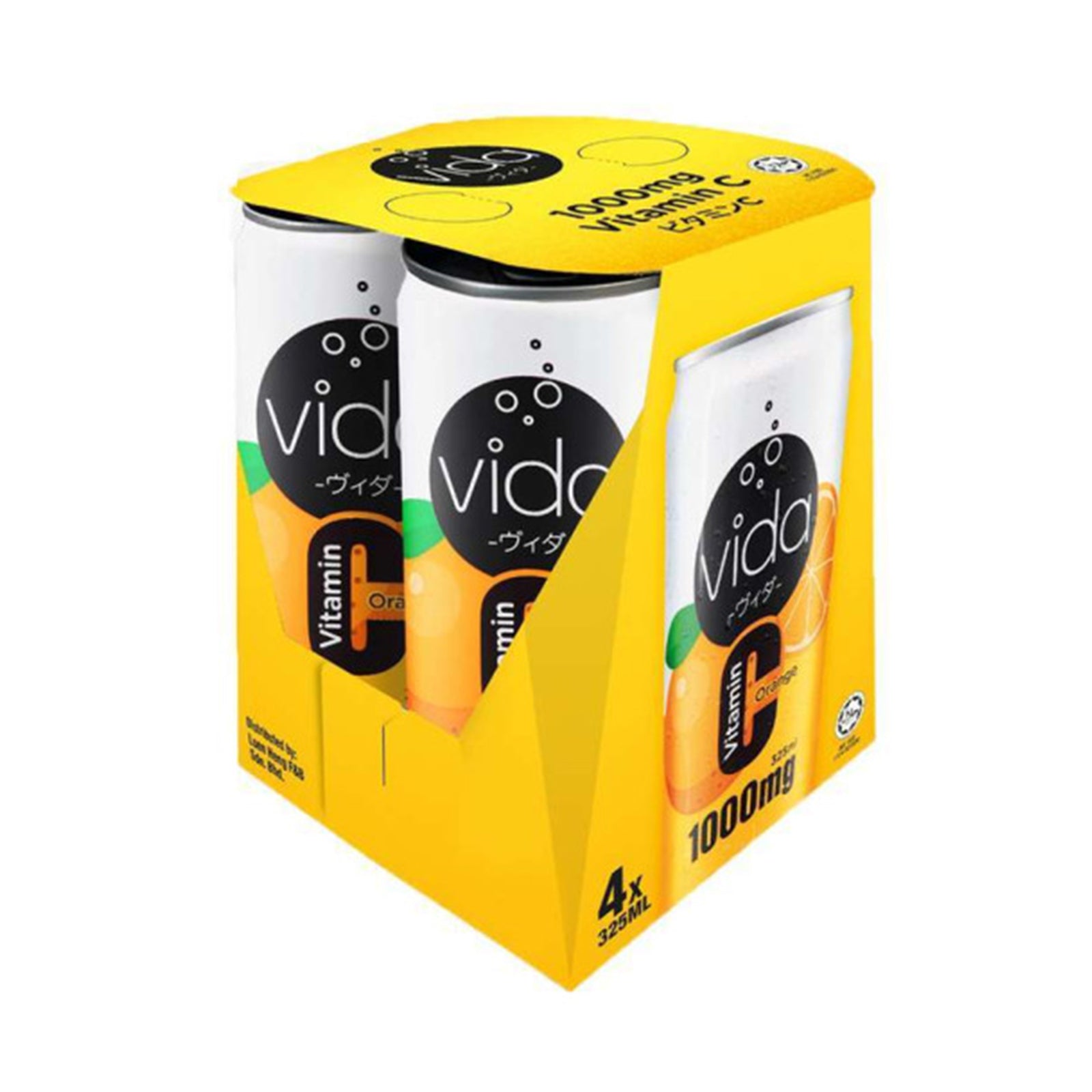 Vida C Orange Sparkling Flavoured Drink 325ml