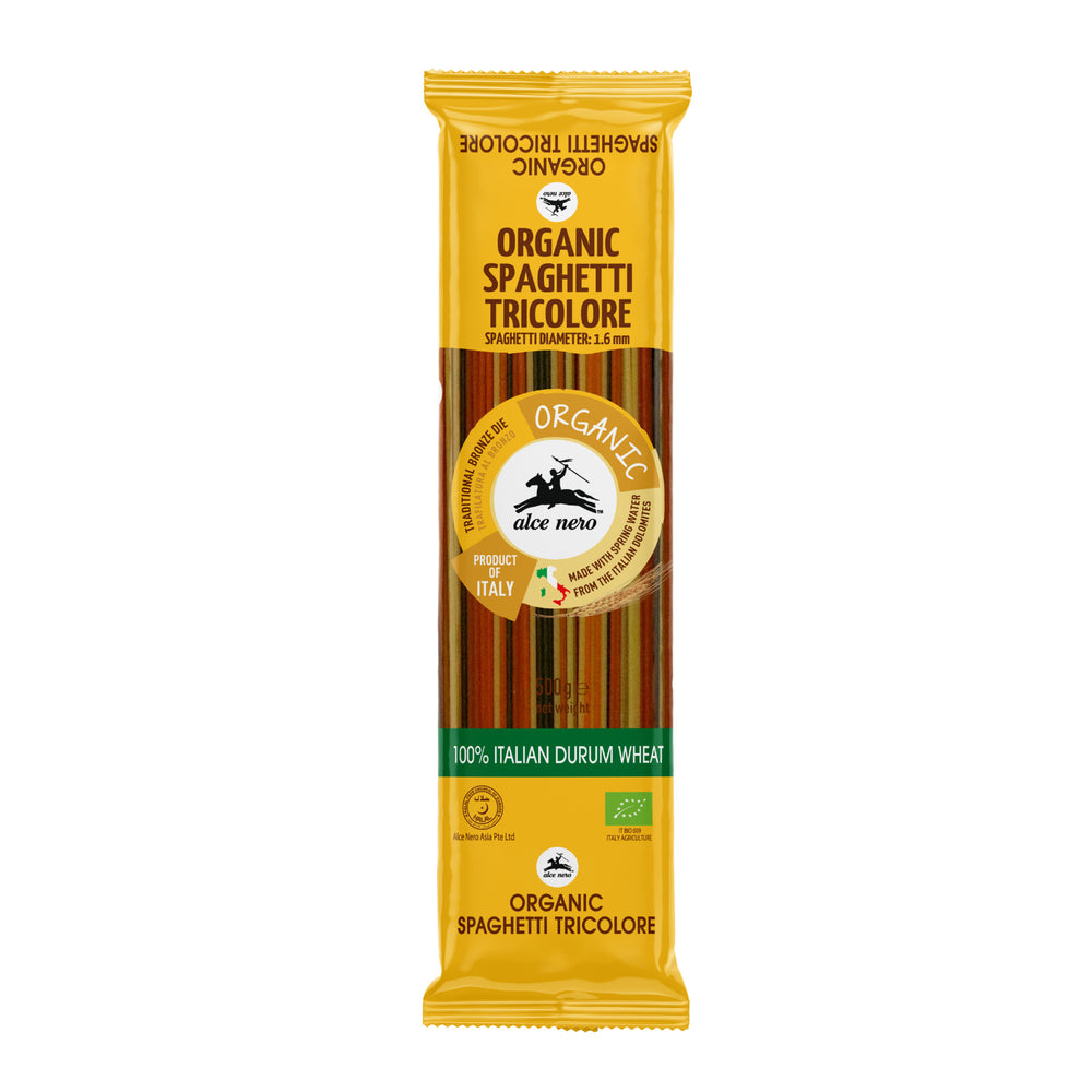 Alce Nero Organic Spaghetti Tricolore 500g