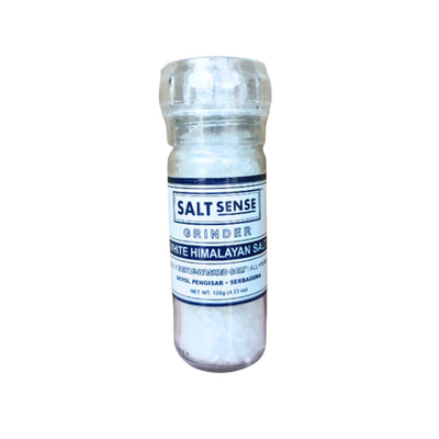 Salt Sense White Himalayan Rock Salt Grinder 120g