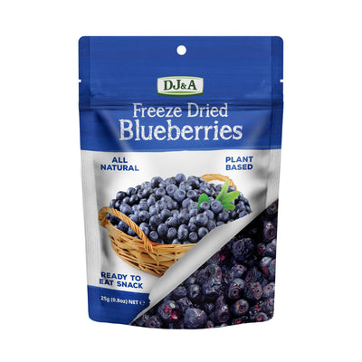DJ & A Fruity Crisps Blueberry 25g