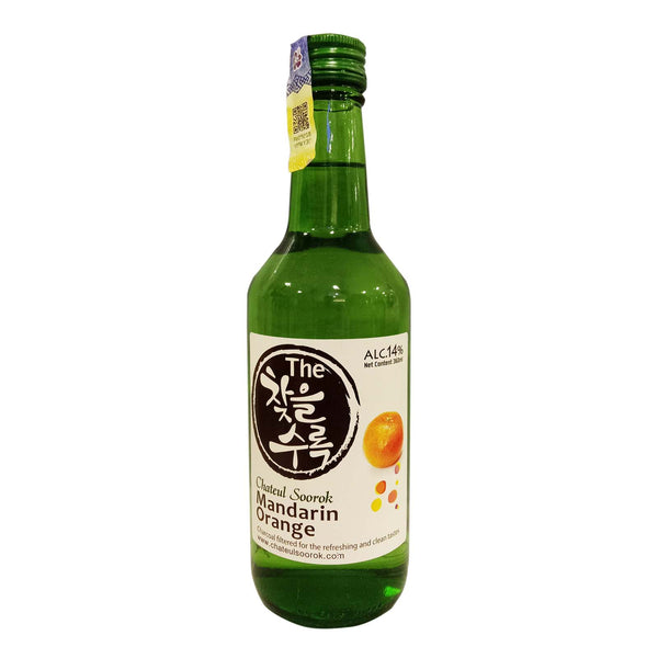 Chateul Soorok Mandarin Orange Alcohol 14% Soju 360ml (highest price)
