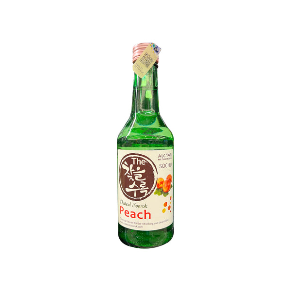 Chateul Soorok Soju Peach Alcohol 14% 360ml (highest price)