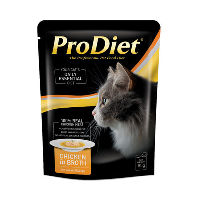 ProDiet Pouch Cat Food Chicken In Broth 85g