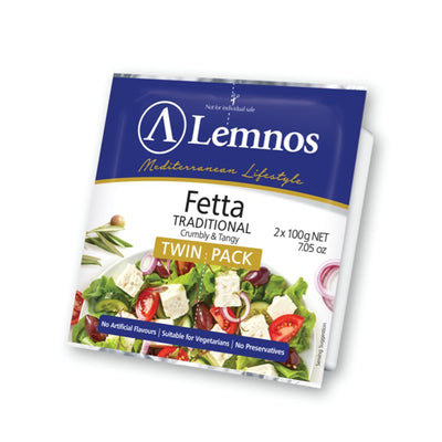 Lemnos Fetta Cheese Twin Pack 2X100g