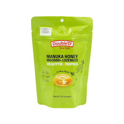 Double D Manuka Honey Euclytus Candy 80g