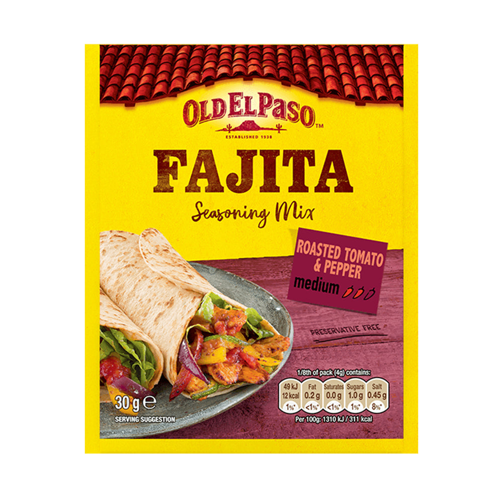 Old El Paso Roasted Tomato & Pepper Spice Mix 30g