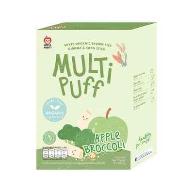 Apple Monkey Multi Puff Apple Broccoli 25g