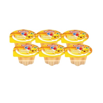 Besbite Mango Pudding with Nata de Coco 120g x 6