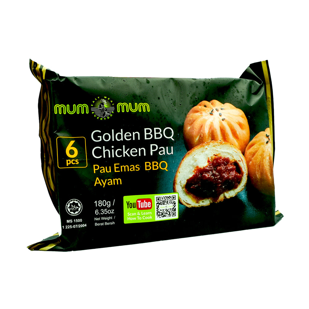 Mum Mum Golden BBQ Chicken Pau 180g