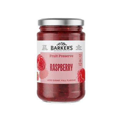 Barkers Jam NZ Raspberry 350g