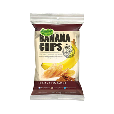 Banana Chips Sugar and Cinnamon 80g