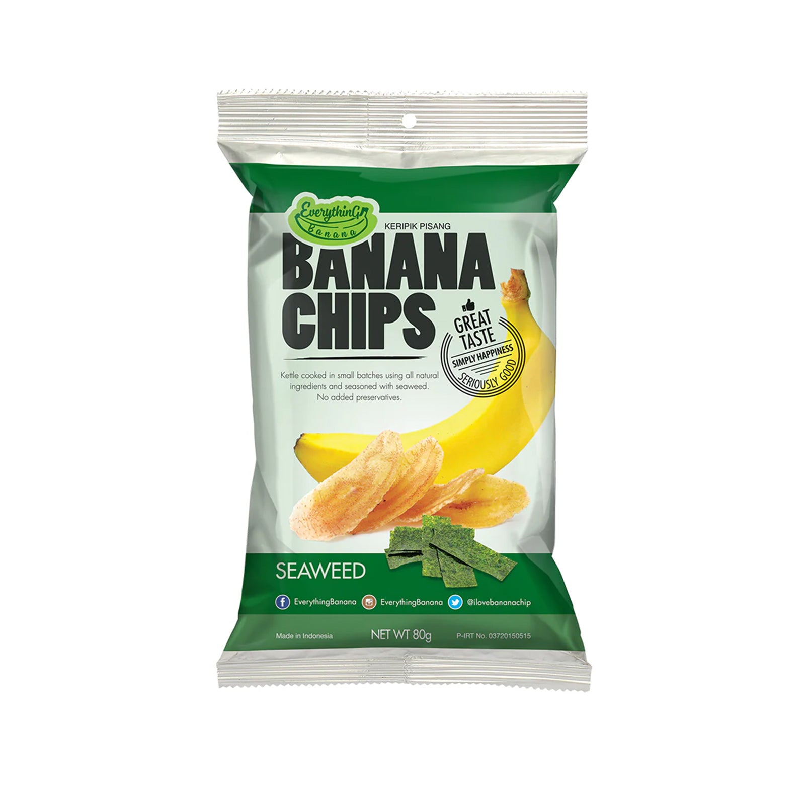 Banana Chips Seaweed 80g