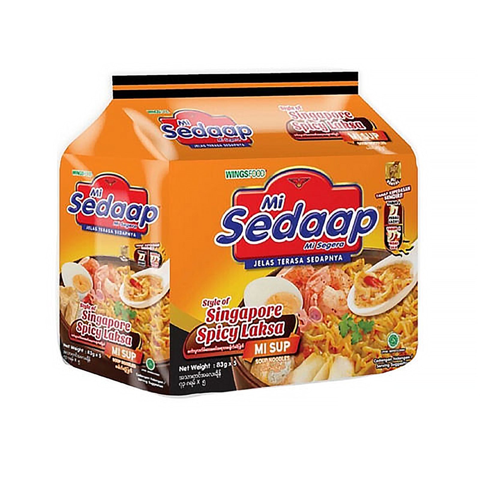 Mi Sedaap Soup Singapore Laksa 83g x 5