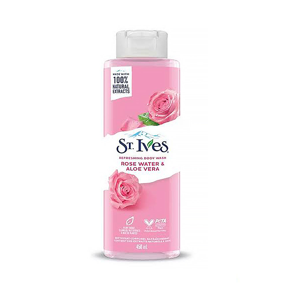 St.Ives Rose Water & Aloe Vera Bodywash 473ml
