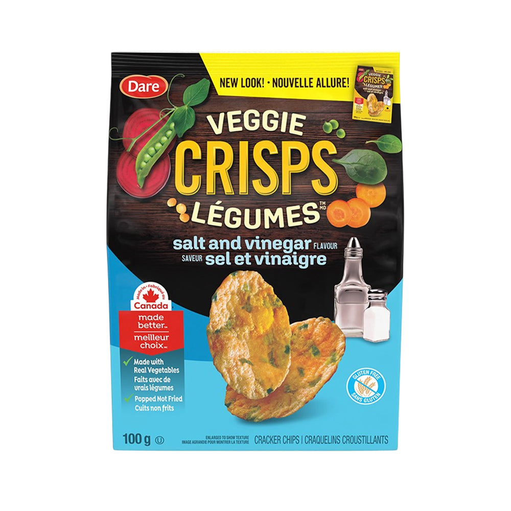 Dare Food Veggie Caps Legume Salt and Vinegar 100g