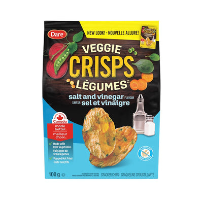 Dare Food Veggie Caps Legume Salt and Vinegar 100g